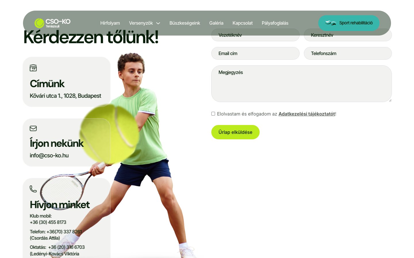 CSO-KO Teniszsuli weboldal – s6