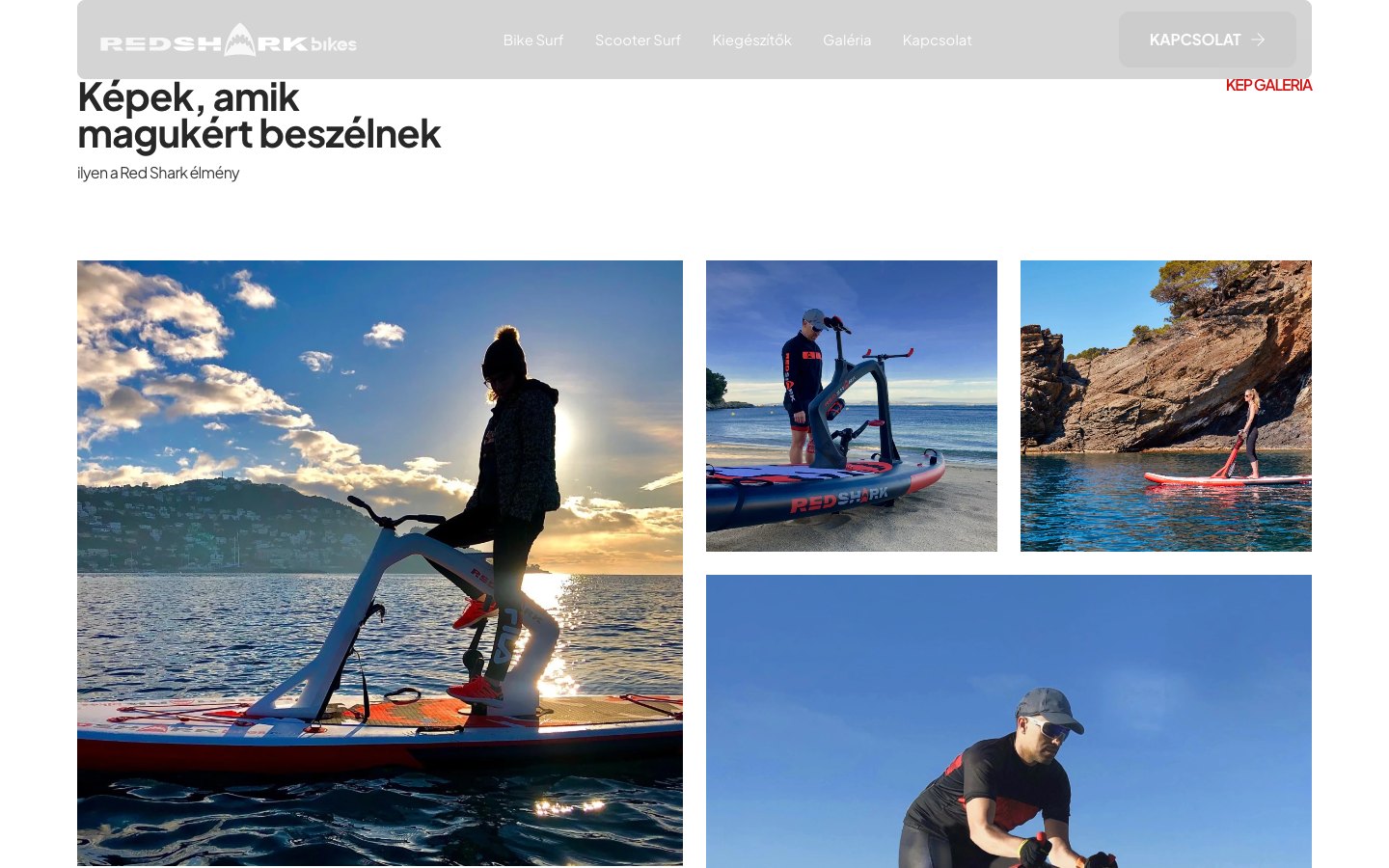 Red Shark Bikes weboldal – s5